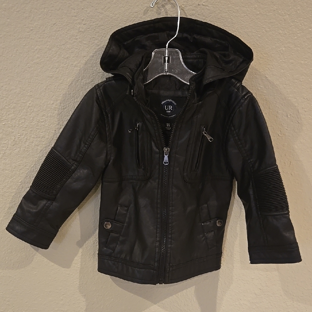 Urban Republic Black Hooded Puffer Jacket